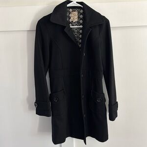 Black Blazer with Striped Lining